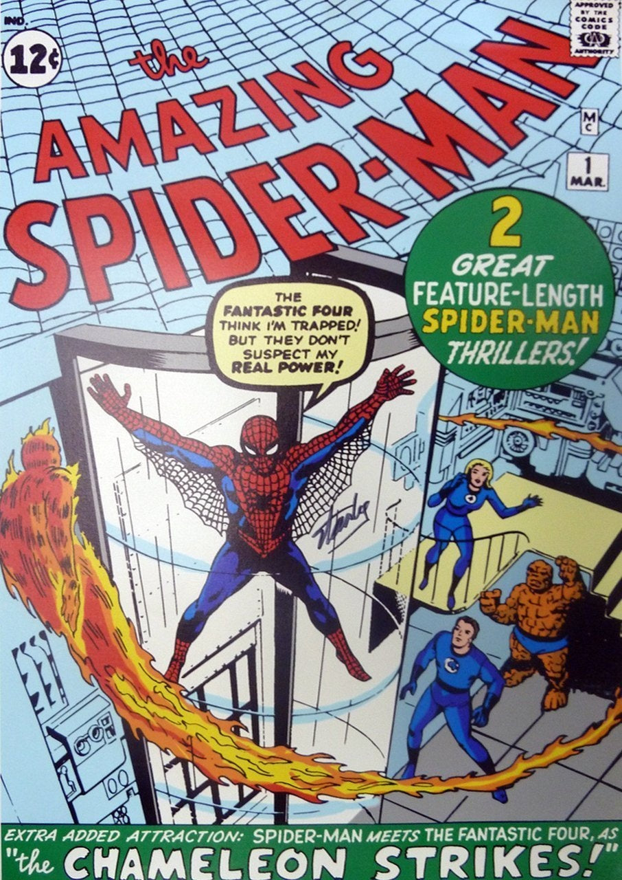 Origins-Spiderman-Signed by Stan Lee